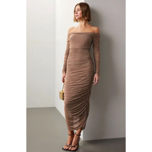 slim fit dress slacks Caroline Constas} Corinthia Gown Dress  Riche Hippie